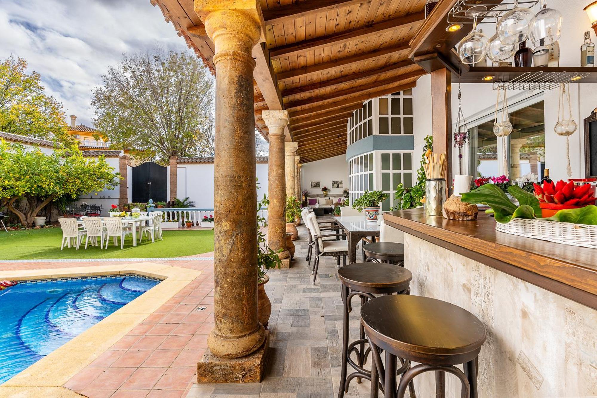Villa Casa De Amigos La Latina Con Piscina, Chimenea Y Barbacoa Illora Exterior foto